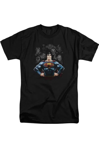 Gildan Superman Villains Short Sleeve Adult Tall Tee / T-shirt In Black
