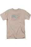 Gildan Superman Vintage Short Sleeve Adult Tee / T-shirt In Beige