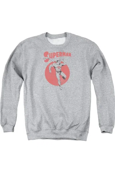 Gildan Superman Vintage Sphere Adult Crewneck Sweatshirt In Multi