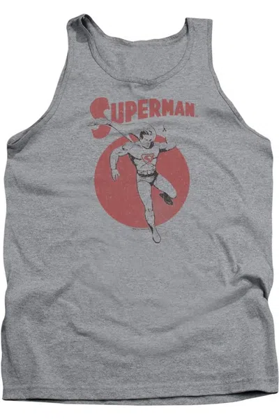 Gildan Superman Vintage Sphere Adult Tank Top In Multi