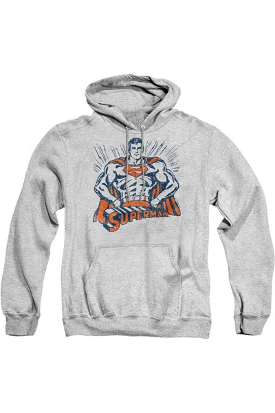 Gildan Superman Vintage Stance Adult Pull Over Hoodie / Hooded Sweatshirt In Multi