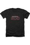Gildan Superman Zod Logo Adult Heather Tee / T-shirt In Black