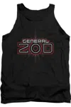 Gildan Superman Zod Logo Adult Tank Top In Black