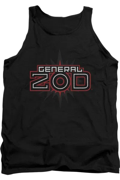 Gildan Superman Zod Logo Adult Tank Top In Black