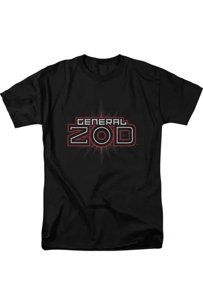 Gildan Superman Zod Logo Short Sleeve Adult Tee / T-shirt In Black
