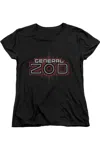 Gildan Superman Zod Logo Short Sleeve Womens Tee / T-shirt In Black
