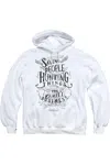 Gildan Supernatural Family Business Adult Pull Over Hoodie / Hooded Sweatshirt In White