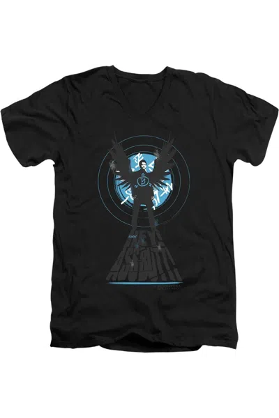 Gildan Supernatural Hey Ass Butt Short Sleeve Adult V Neck Premium Cotton Tee / T-shirt In Black