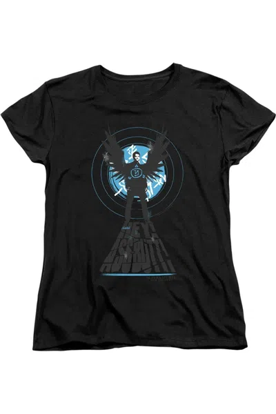 Gildan Supernatural Hey Ass Butt Short Sleeve Women´s Tee / T-shirt In Black
