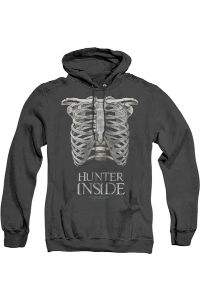 Gildan Supernatural Hunter Inside Adult Heather Hoodie / Hooded Sweatshirt In Black