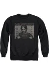 Gildan Supernatural Sam Mug Shot Adult Crewneck Sweatshirt In Black