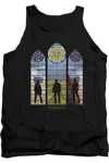 Gildan Supernatural Stained Glass Adult Tank Top In Black