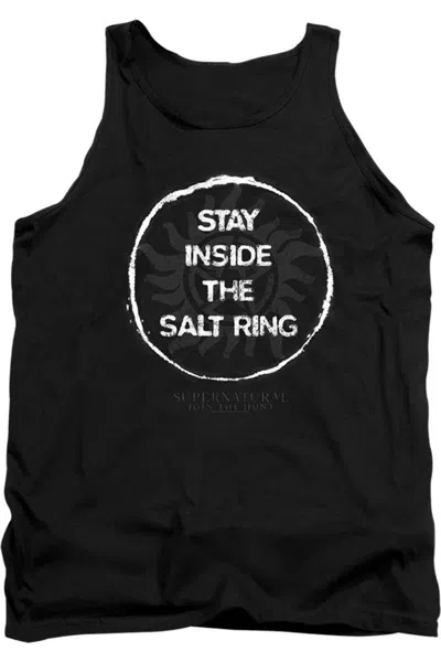 Gildan Supernatural Stay Inside The Salt Ring Adult Tank Top In Black