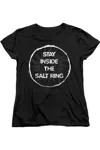 Gildan Supernatural Stay Inside The Salt Ring Short Sleeve Women´s Tee / T-shirt In Black