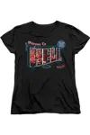 Gildan Supernatural Welcome Short Sleeve Women´s Tee / T-shirt In Black