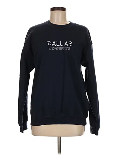 Pre-owned Gildan Sweatshirt In Black