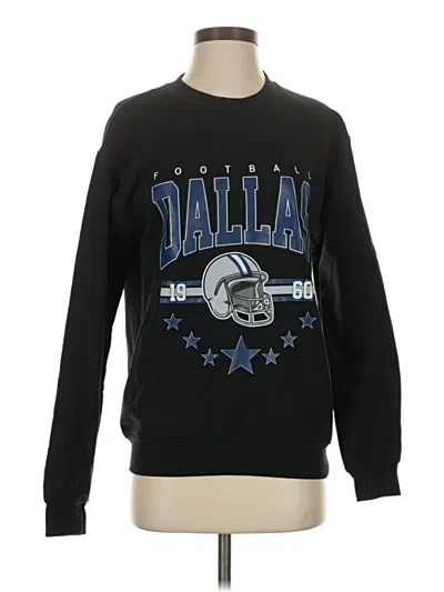 Pre-owned Gildan Sweatshirt In Black