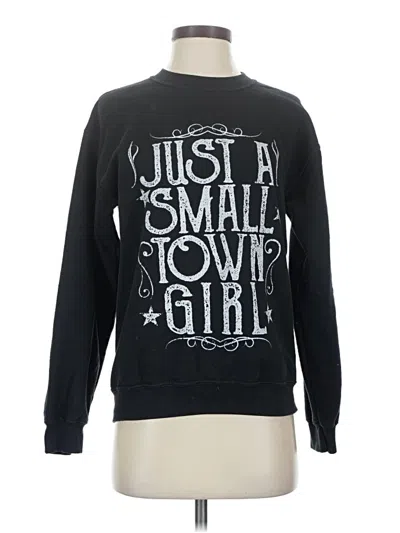 Pre-owned Gildan Sweatshirt In Black