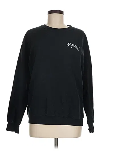 Pre-owned Gildan Sweatshirt In Black