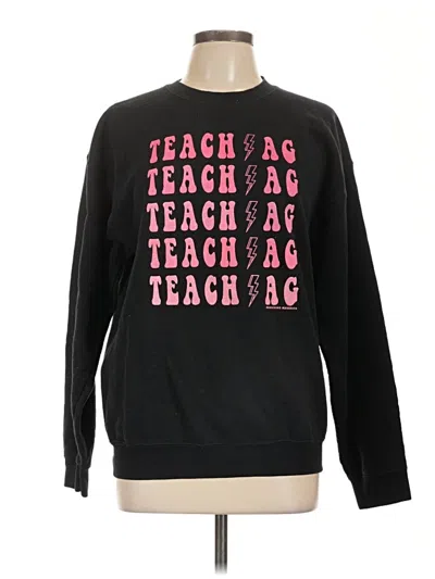 Pre-owned Gildan Sweatshirt In Black