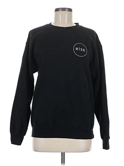 Pre-owned Gildan Sweatshirt In Black