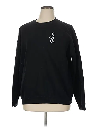Pre-owned Gildan Sweatshirt In Black