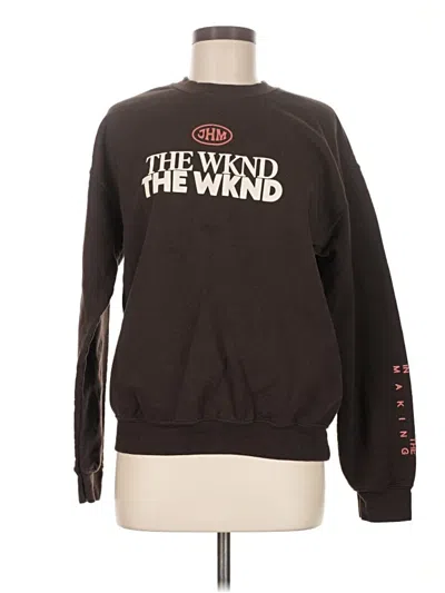 Pre-owned Gildan Sweatshirt In Black