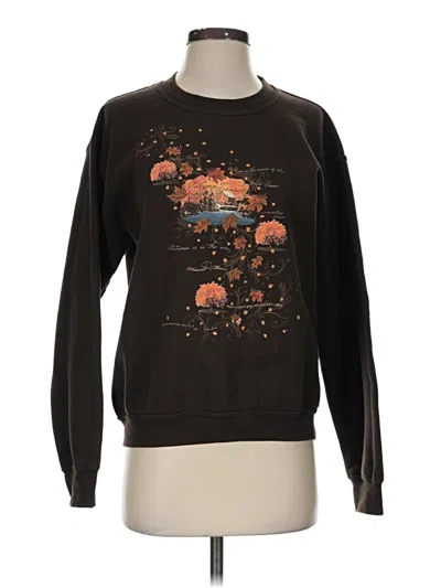 Pre-owned Gildan Sweatshirt In Black