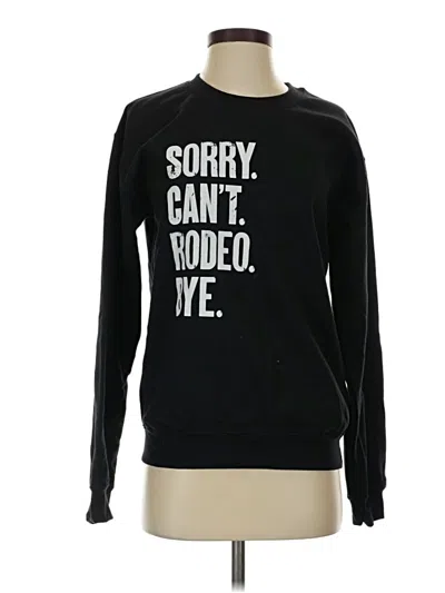 Pre-owned Gildan Sweatshirt In Black