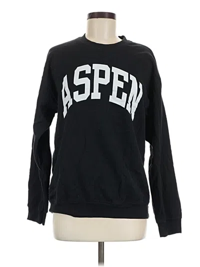 Pre-owned Gildan Sweatshirt In Black