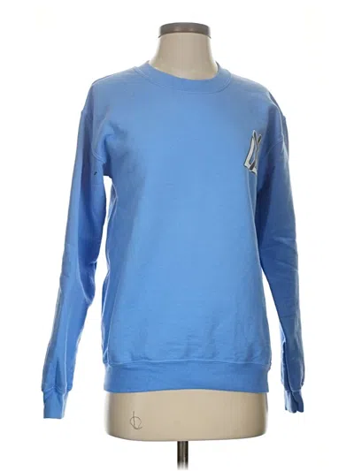 Pre-owned Gildan Sweatshirt In Blue