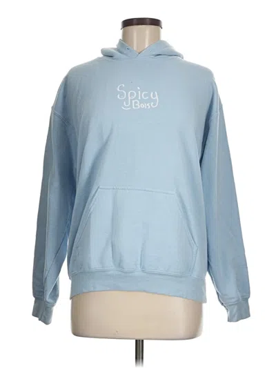 Pre-owned Gildan Sweatshirt In Blue