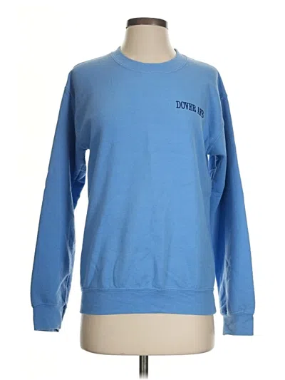 Pre-owned Gildan Sweatshirt In Blue