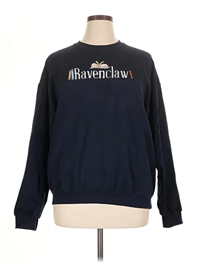 Pre-owned Gildan Sweatshirt In Blue