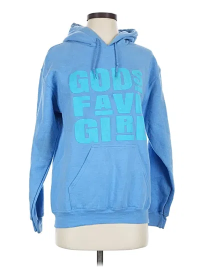 Pre-owned Gildan Sweatshirt In Blue