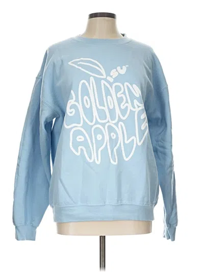 Pre-owned Gildan Sweatshirt In Blue
