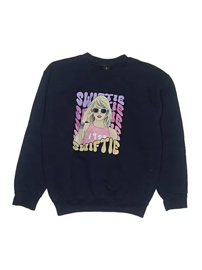 Pre-owned Gildan Kids' Sweatshirt In Blue