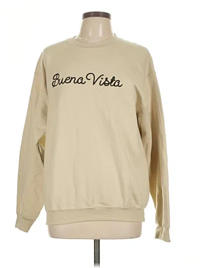 Pre-owned Gildan Sweatshirt In Brown