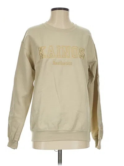 Pre-owned Gildan Sweatshirt In Brown