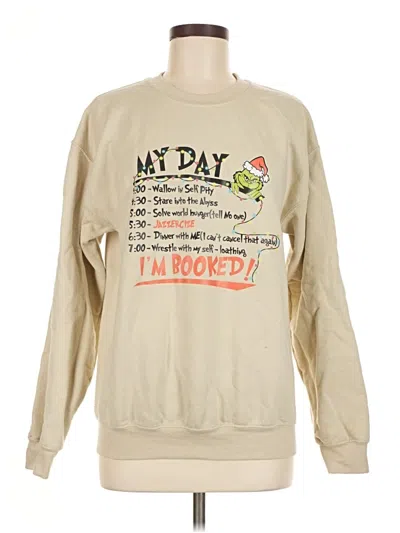 Pre-owned Gildan Sweatshirt In Brown