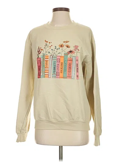 Pre-owned Gildan Sweatshirt In Brown