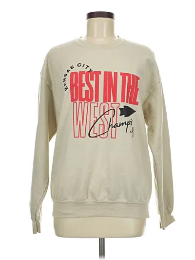 Pre-owned Gildan Sweatshirt In Brown