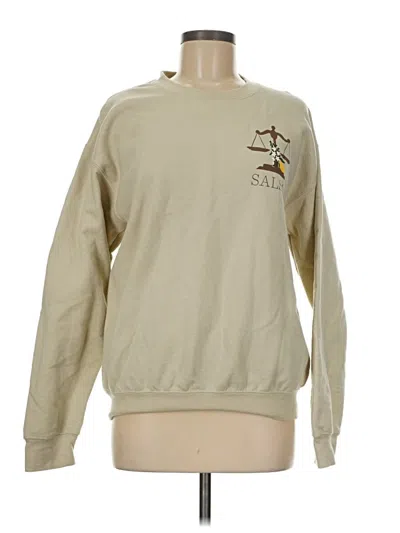 Pre-owned Gildan Sweatshirt In Brown