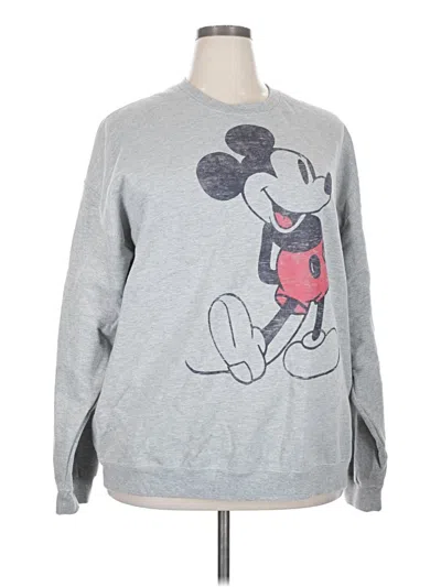 Pre-owned Gildan Sweatshirt In Gray