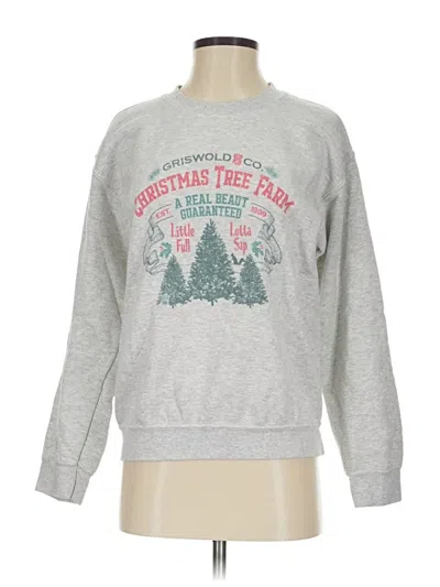 Pre-owned Gildan Sweatshirt In Gray