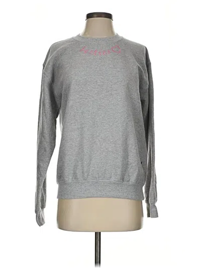 Pre-owned Gildan Sweatshirt In Gray