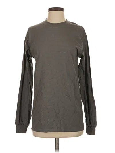 Pre-owned Gildan Sweatshirt In Gray