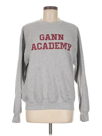 Pre-owned Gildan Sweatshirt In Gray