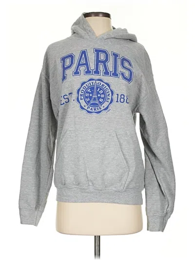 Pre-owned Gildan Sweatshirt In Gray