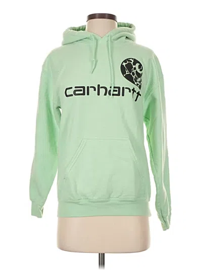 Pre-owned Gildan Sweatshirt In Green